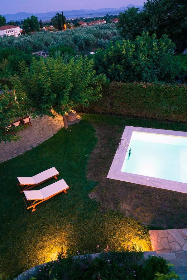 Chariklia'S House With Private Pool Villa Kato Lekhonia ภายนอก รูปภาพ