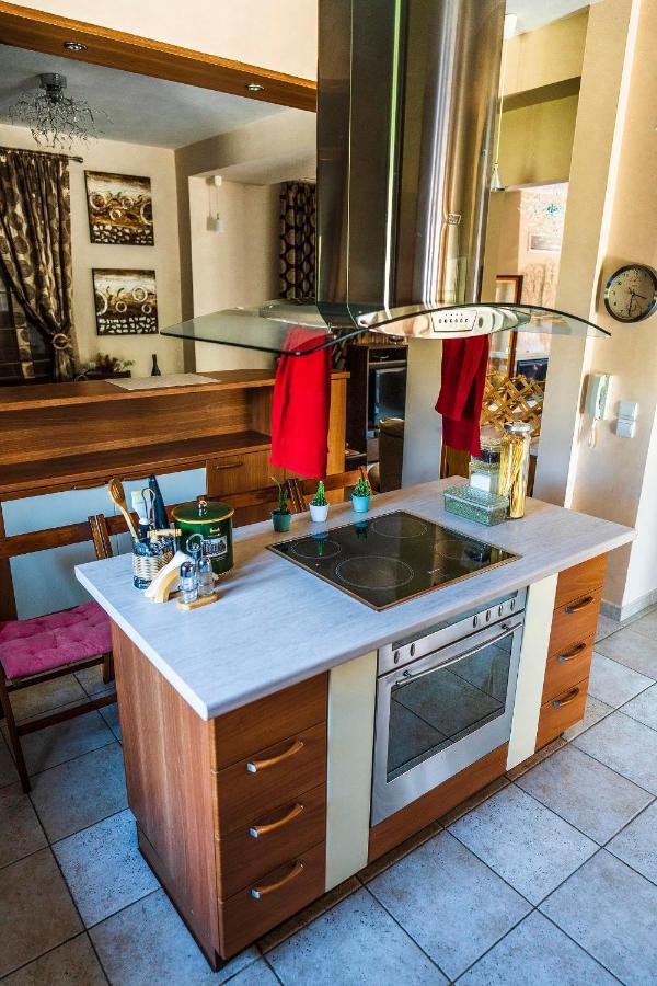 Chariklia'S House With Private Pool Villa Kato Lekhonia ภายนอก รูปภาพ